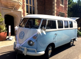 Splitscreen Campervan for wedding hire in Hastings